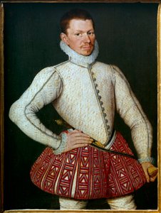 Portrét gentlemana Malba vlámské školy 2. poloviny 16. století. Slunce 0,37x0,27 m od Flemish School