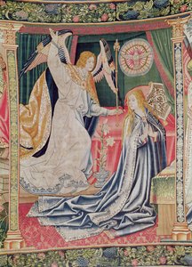 The Annunciation, Brussels Workshop, c.1510 od Flemish School