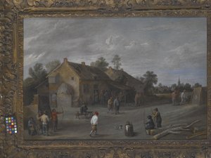 Lukostřelci (olej na plátně) od Flemish School