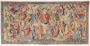 Poslední soud: Vykoupení člověka, bruselská dílna, 15.–16. století od Flemish School