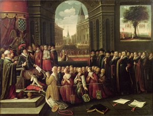 Tyranie vévody z Alby (olej na plátně) od Flemish School