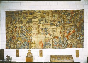 Pomsta Notre-Seigneur, obléhání Jeruzaléma od Flemish School