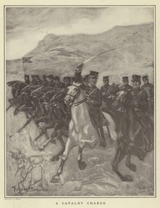 Útok kavalerie od Fletcher C. Ransom