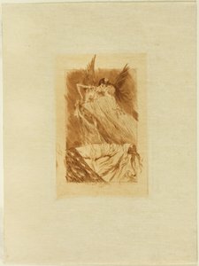 Frontispis k The Dead Kisses od Félicien Rops