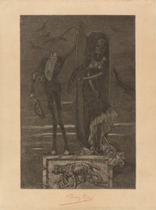 Nejvyšší neřest: Frontispis, 1884. od Félicien Rops