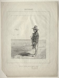 Ostende. Seul avec locean sous leohľad de Dieu!. od Félicien Rops