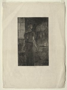 Oběšení Levallois-Perret, c. 1880. od Félicien Rops