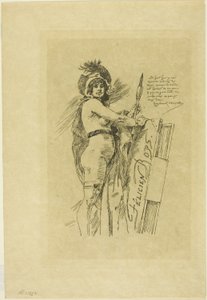 Múza Féliciena Ropse od Félicien Rops