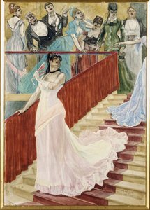 The Row, 1877 od Félicien Rops