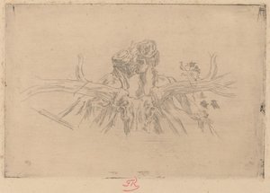 Vlak Maris (Le train de Maris) od Félicien Rops