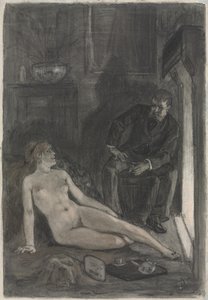 Zimní večer, poslední třetina 19. století.