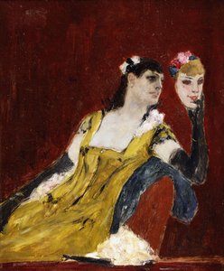 Žena s maskou; Žena v masce, c. 1888