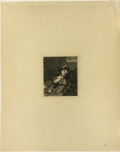 Žena se skotským kloboukem od Félicien Rops