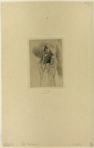 Mladá bretaňská žena od Félicien Rops