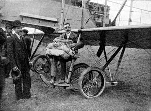 První výsadek z letadla v Anglii, 1914 1934