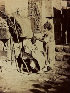 Album Damas et Baalbek : Syrian Barber od Félix Bonfils