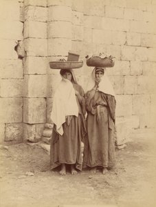 Ženy ze Siloé, Palestina od Félix Bonfils