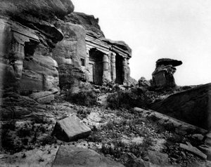 Gebel Silsileh, Egypt, 1878 od Félix Bonfils