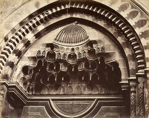 Reliéf výklenku, Egypt od Félix Bonfils