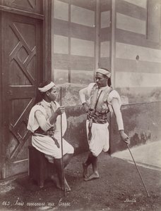 Poznejte běžce v Káhiře, 70. léta 19. století. od Félix Bonfils