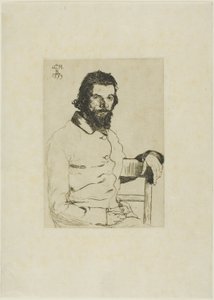 Portrét Meryona od Félix Henri Bracquemond