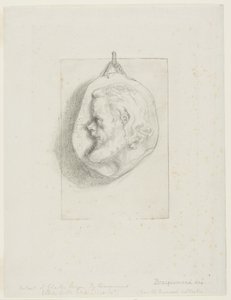 Profil Portrét Charlese Meryona od Félix Henri Bracquemond