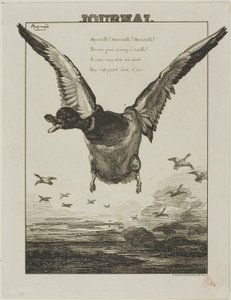 Kachna od Félix Henri Bracquemond