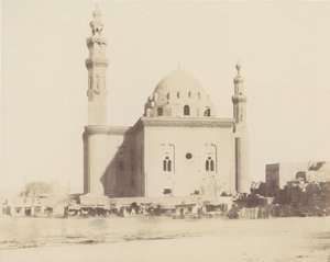 Le Kaire, mešita sultána Haçana le Tombeau, 1851-52, tištěno 1853-54. od Félix Teynard