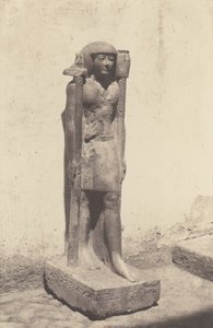 Syout Lycopolis, Socha patřící doktoru Cunymu, 1851-52, vytištěno 1853-54. od Félix Teynard