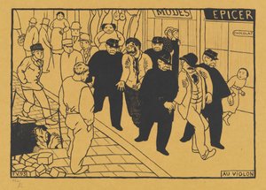 Au Violon (Odejděte do džbánu) od Félix Vallotton