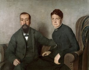 Portrét umělcových rodičů od Félix Vallotton