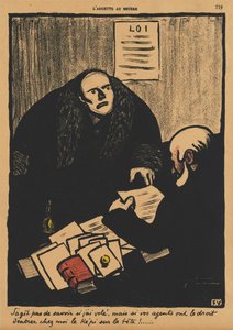 Zločiny a tresty II, 759: Otázkou není, zda... od Félix Vallotton