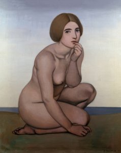 Přikrčený koupající se od Félix Vallotton