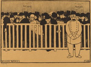 Druhá kancelář (pokladna) od Félix Vallotton