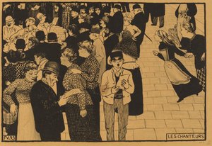 Zpěváci od Félix Vallotton