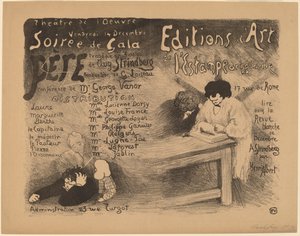 Otec: tragédie ve 3 jednáních od Aug. Strindberg, 1894. od Félix Vallotton