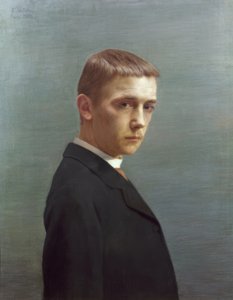 Autoportrét Félixe Vallottona ve věku dvaceti let od Félix Vallotton