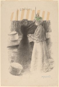 Zelený klobouk od Félix Vallotton