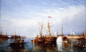 La Corne d"Or, Konstantinopol, od Félix Ziem