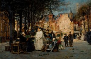 První přijímání, 1894. od Flora Macdonald Reid