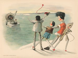 Ilustrace k filmu Golliwoggs Polární dobrodružství