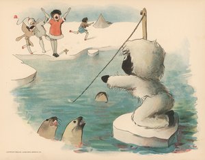 Ilustrace k filmu Golliwoggs Polární dobrodružství
