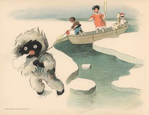 Ilustrace k filmu Golliwoggs Polární dobrodružství