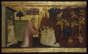 Svatý Vavřinec osvobozuje duše z očistce od Florentine Lorenzo di Niccolò Italian