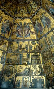 Mozaika na klenutém stropě St Johns Baptistry, Florencie (mozaika) od Florentine School