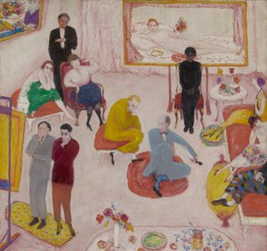 Studio Party (večer) od Florine Stettheimer