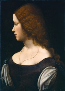 Portrét mladé dámy od Follower of Leonardo da Vinci