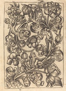 Ornament s divokým folkem od Follower of Master E.S.