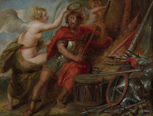 Apoteóza hrdiny od Follower of Peter Paul Rubens