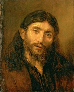 Busta Krista, kolem 1648-52 od Follower of Rembrandt